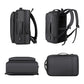 Waterproof Expandable Laptop Backpack With Usb Port - Black