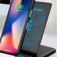 10W Vertical Wireless Charger For Smartphones Black