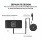 15w Car Wireless Charger with Anti-skid Mats and 1m Usb Cable - Black