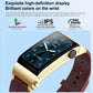1.5 Inch Silicone Band Earphone Detachable Ip68 Waterproof Smart Watch Support Bluetooth Call - Black