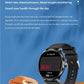 1.39 Inch Bt5.2 Smart Sport Watch Support Bluetooth Call / Sleep / Blood Oxygen / Temperature / Heart Rate / Blood Pressure Health Monitor - Orange