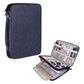 Waterproof Multi-Function Storage Bag For Digital Accessories - L - Navy Blue