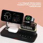15W Wireless Charger Clock Lamp Multifunctional - Black