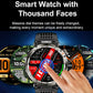 Waterproof Smart Watch With Flashlight Banknote Detector And Compass - Camo - Blue