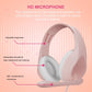 Adjustable Gaming Headset With Mic 3.5Mm Port - Rose Gold