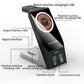 15W 6 In 1 Magnetic Wireless Charger With Clock For Iwatch / Airpods