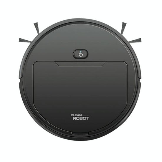 3-in-1 Smart Vacuum Cleaner Robot - Rechargeable Multifunctional Dry / Wet - Black