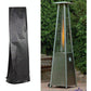 Outdoor Furniture Cover - Rainproof & Dustproof - 221X53X61Cm - Black / Silver
