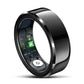 Smart Ring With Heart Rate Blood Oxygen And Sleep Monitoring - Size 9 - Black