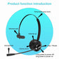 Wireless Noise-Cancelling Headset With Mic Black