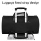 Shoe Compartment Travel Suit Bag - Compact & Organized - Light Grey