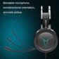 1.5M Wired Gaming Headset With Mic Black
