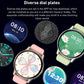Bluetooth Talk Smartwatch Multi-Function Monitor Heart Rate / Blood Pressure / Blood Oxygen / Sleep - Black