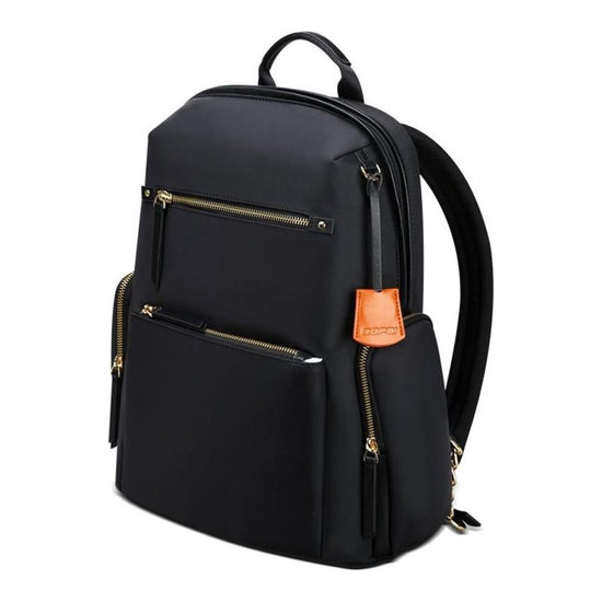 Black Anti-Theft Laptop Backpack With Wear-Resistant Design