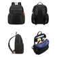 Black Anti-Theft Laptop Backpack With Wear-Resistant Design