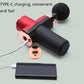 Compact 12V Muscle Relax Massage Gun - Mini Size - Black Red