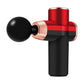 Compact 12V Muscle Relax Massage Gun - Mini Size - Black Red