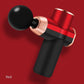 Compact 12V Muscle Relax Massage Gun - Mini Size - Black Red