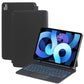 Bluetooth Keyboard Leather Case For Ipad Air / Pro 11 2022 / 2024 - 10.9 Touch Pad - Black