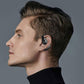 Waterproof Touch Control Wireless Earphones with Ear-hook for Sports - Black