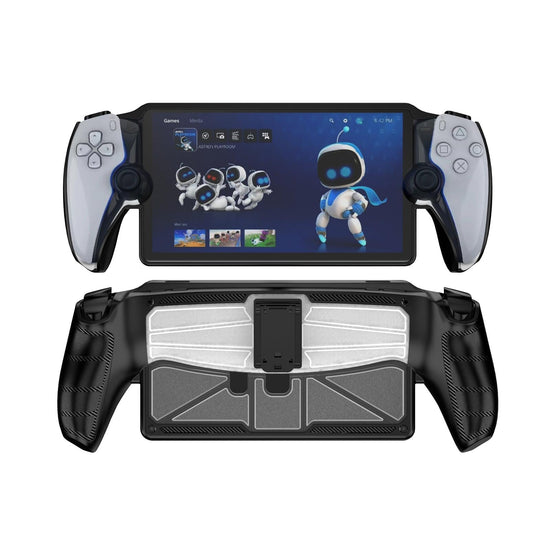 Protective Case with Holder for Sony Playstation Portal Console - Black