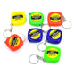 Compact Square Tape Measure Keychain - Set Of 4