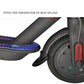 3 Pairs Scooter Fender Set for Xiaomi M365 / Pro - Front & Rear Rubber Fishtail Accessories - Mudguard Black