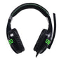 Gaming Headset With Mic For Pc 3.5Mm Wired Stereo Black