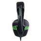 Gaming Headset With Mic For Pc 3.5Mm Wired Stereo Black