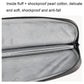 13.3 Inch Double Layer Waterproof Laptop Liner Bag - Light Gray
