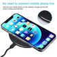 15W Plaid Desktop Wireless Charger - Black