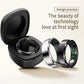 Smart Ring With Heart Rate Blood Oxygen And Sleep Monitoring - Size 10 - Black