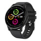 Smart Watch With Heart Rate And Blood Pressure Monitoring - Black