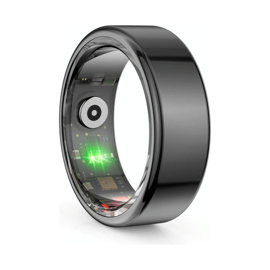 Smart Ring With Heart Rate Blood Oxygen Sleep Monitoring & Sports Modes - Size 8