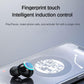 Wireless Bluetooth Earphones with Noise Reduction and Power Bank Function - Black