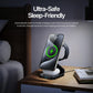 15W 3 In 1 Magnetic Wireless Charger Stand Black