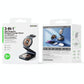 15W 3 In 1 Magnetic Wireless Charger Stand Black