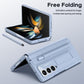 For Samsung Galaxy Z Fold4 5G Full Coverage Pc Case With Pen - Light Brown