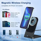15W Magnetic Wireless Charger For Iphone 12+ - Black