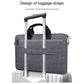 13.3 Inch Laptop Carrying Bag With Shoulder Strap - Handheld Briefcase Style - Black