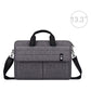 13.3 Inch Laptop Carrying Bag With Shoulder Strap - Handheld Briefcase Style - Black