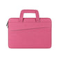 13.3 Inch Multi-Compartment Waterproof Laptop Briefcase With Storage Sleeve - Rose Pink