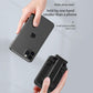 Portable 2 In 1 Wireless Charging Stand Single Charge - Black
