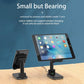 Portable 2 In 1 Wireless Charging Stand Single Charge - Black