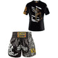 Kids Boxing Set - Sparring Shorts And Tights - Bright Green
