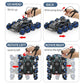 Stunt Drift Remote Control Car - Dual Control Eight Wheels - Blue