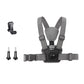 Adjustable Chest Strap with Mount and Screw - 7 In 1 Phone Clamp