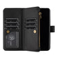 For Samsung Galaxy Z Fold4 5G Litchi Texture Zip Wallet - Black