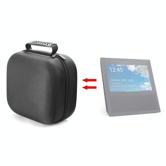 Protective Storage Box for Amazon Echo Show - Black Handbag