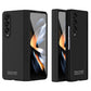 For Samsung Galaxy Z Fold4 5G Premium Hinged Folding Case - Coffee